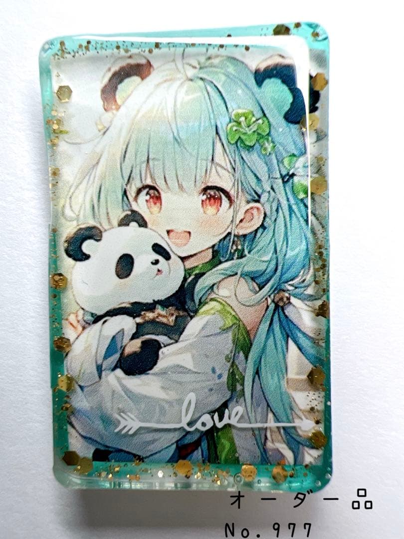 モカ吉様 レジン ヘアゴム