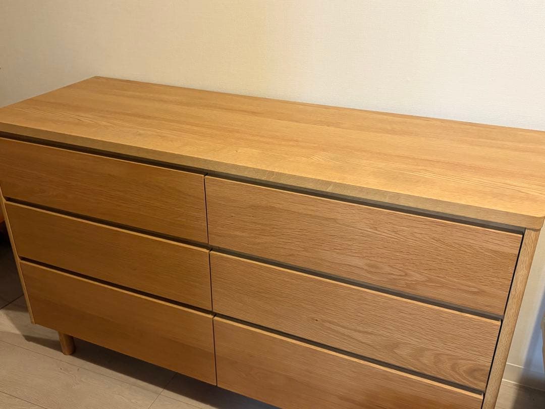 木製チェスト　引き出し6つ　傷なし良品⭐︎