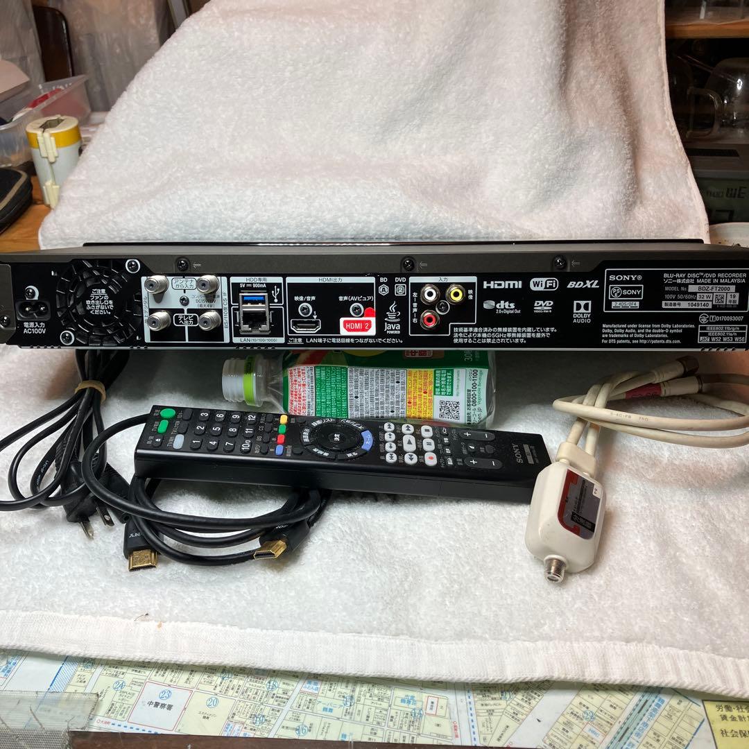 ト*ん様 SONY BDZ-FT2000ブルーレイレコーダー