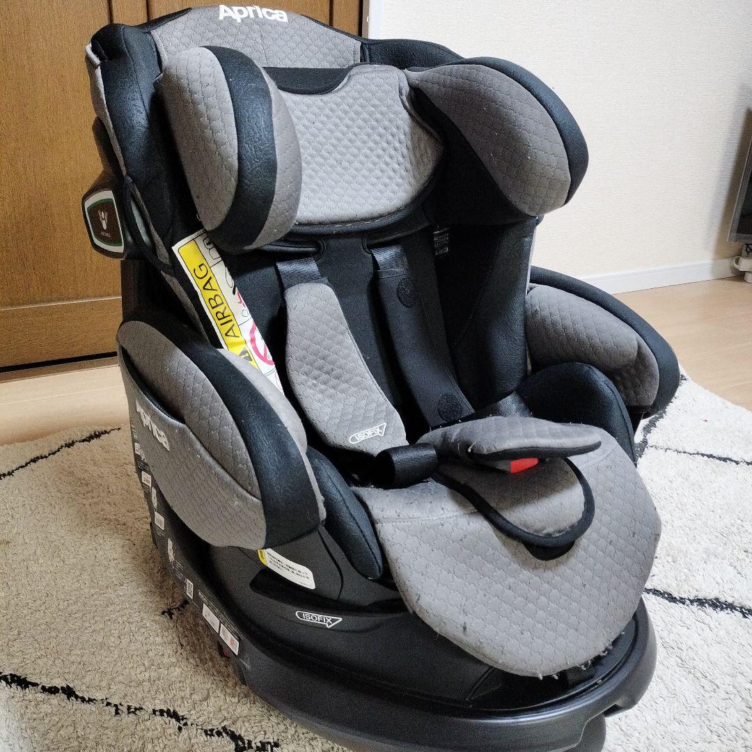 Aprica チャイルドシート グレー ISOFIX対応