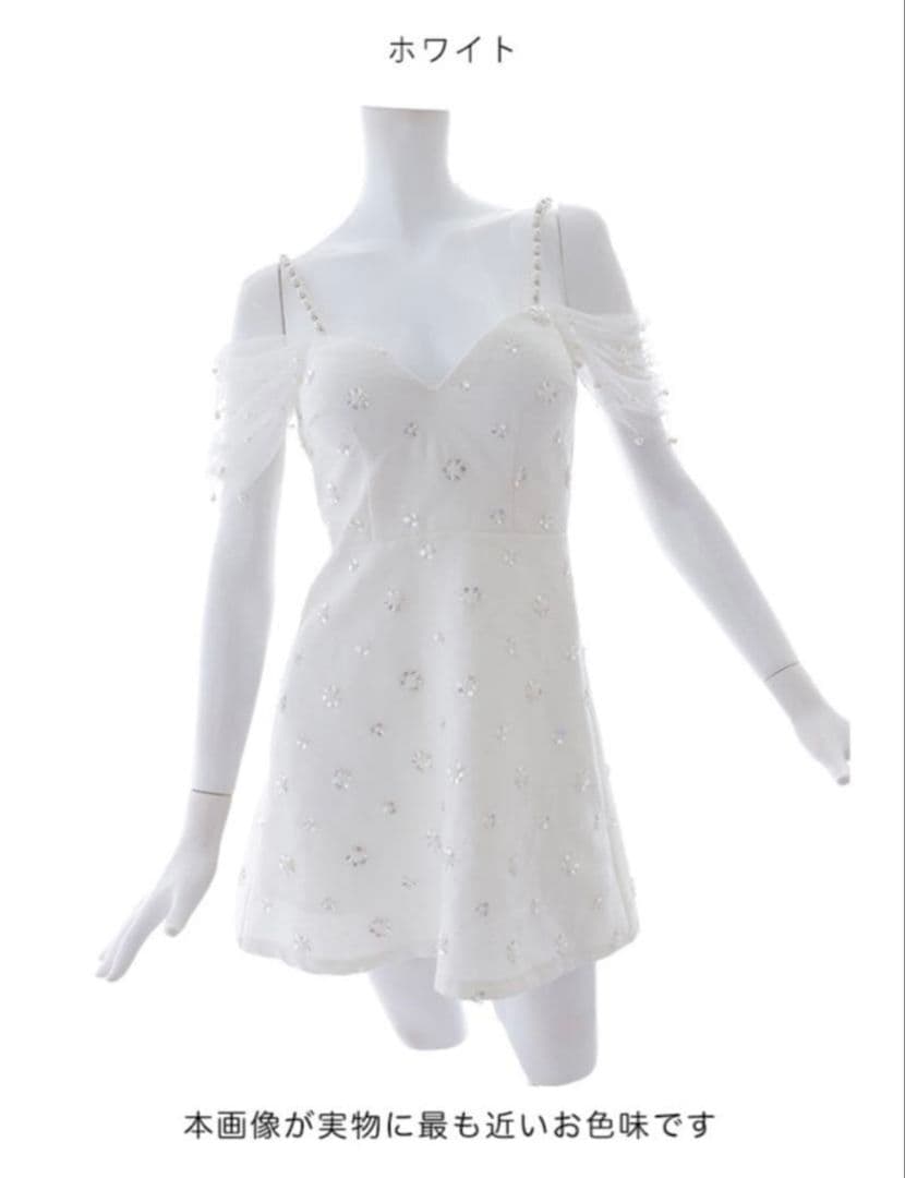 jewels ビジューAラインドレス　キャバドレス