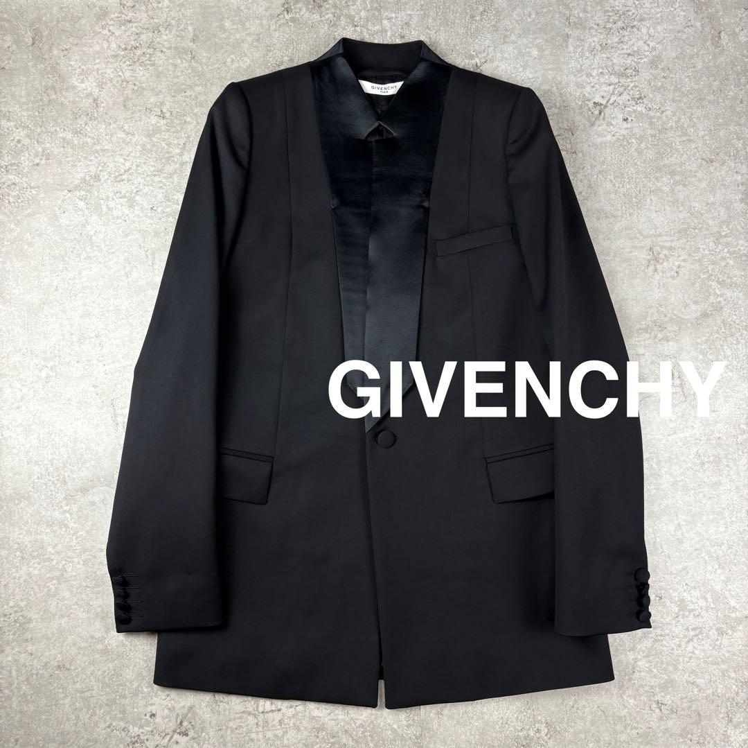 ジバンシー　テーラードジャケット　46GIVENCHY 黒　サードカルチャー