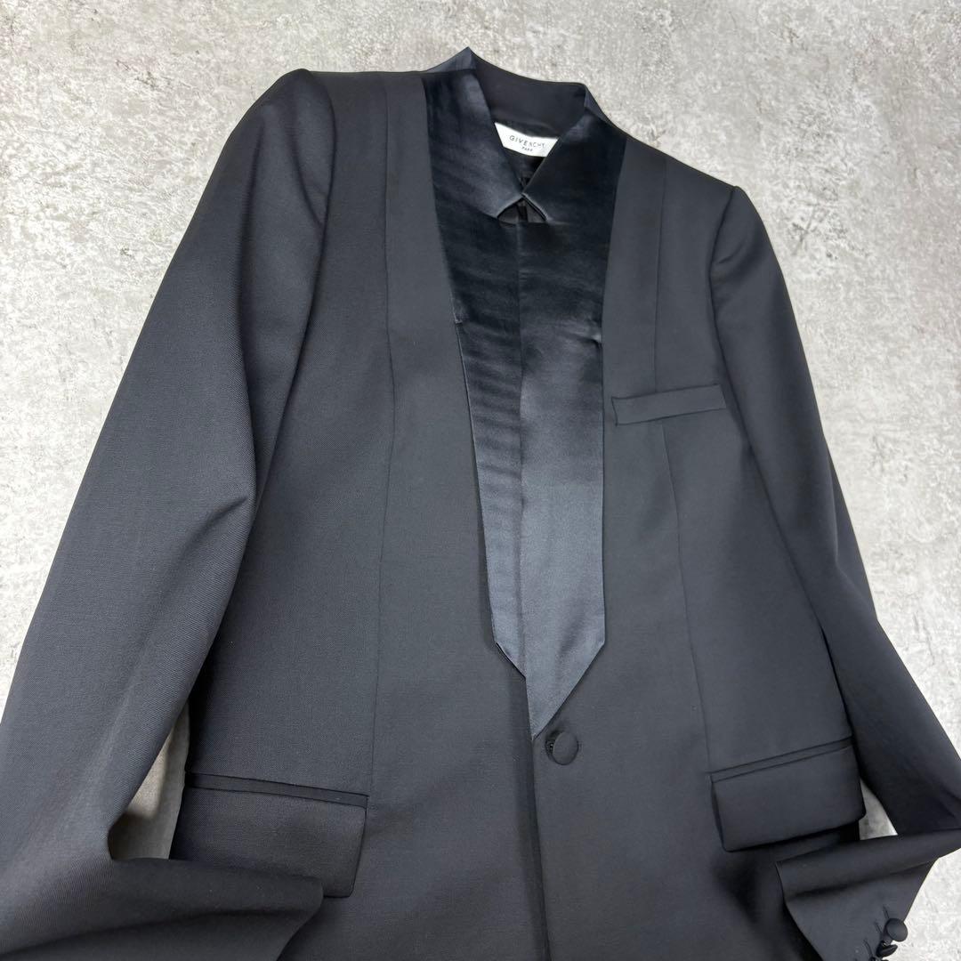ジバンシー　テーラードジャケット　46GIVENCHY 黒　サードカルチャー