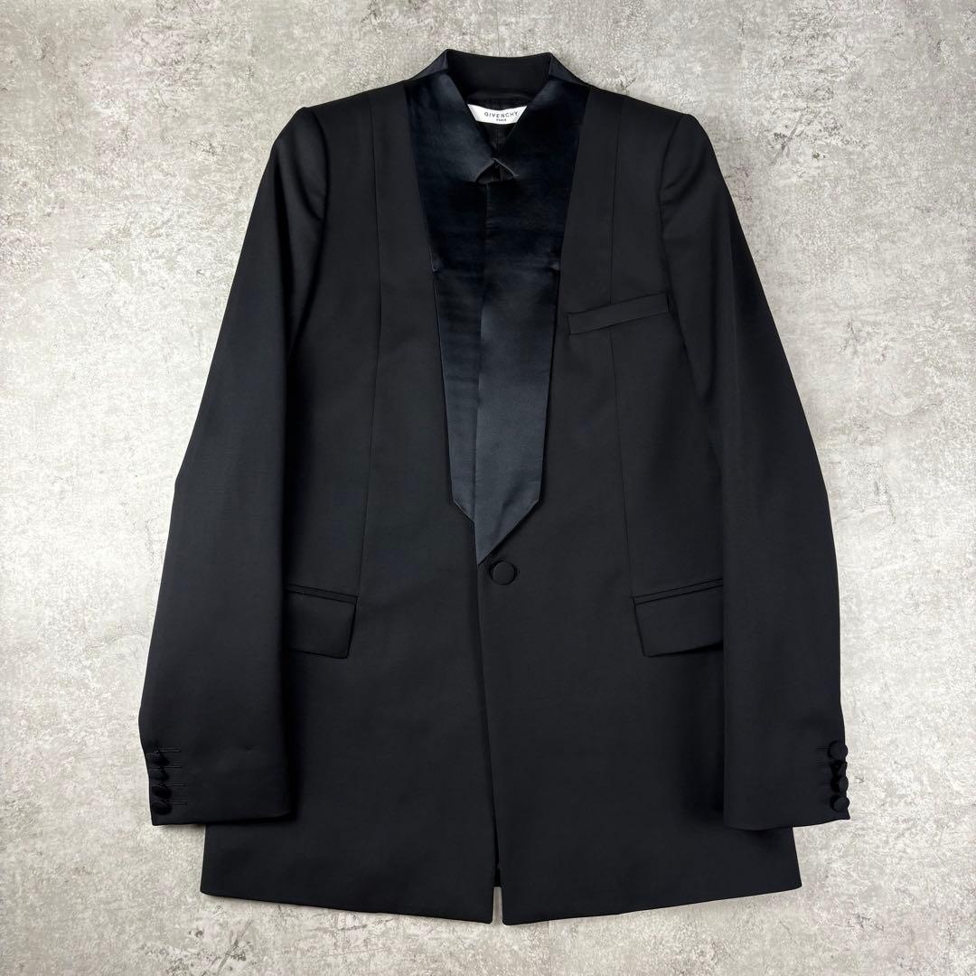 ジバンシー　テーラードジャケット　46GIVENCHY 黒　サードカルチャー
