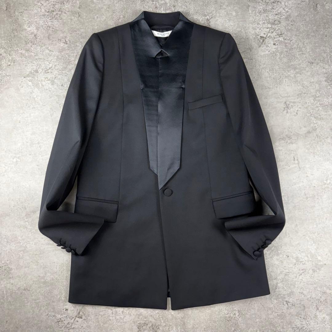 ジバンシー　テーラードジャケット　46GIVENCHY 黒　サードカルチャー