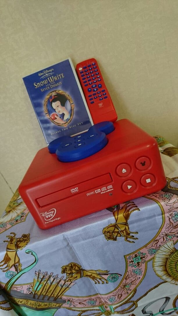 ❤  ディズニーＤＶＤプレイヤー 白雪姫 ＤＶＤ 付き 新品 未使用品