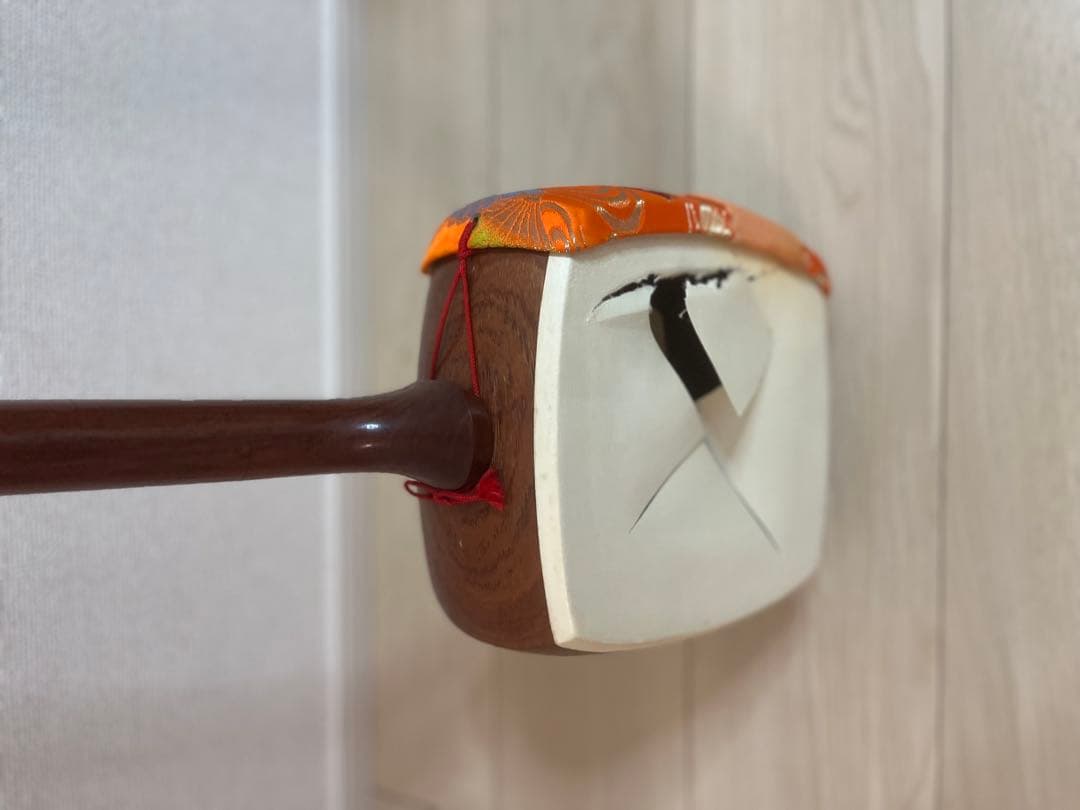 ✨【高級】三味線 中棹 紅木 丸打ち胴 ✨