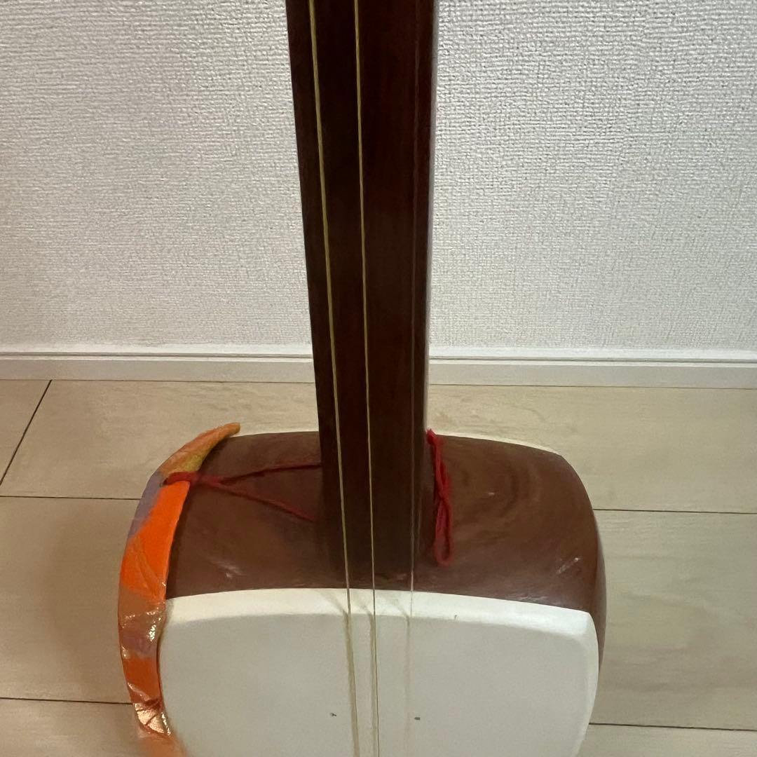 ✨【高級】三味線 中棹 紅木 丸打ち胴 ✨