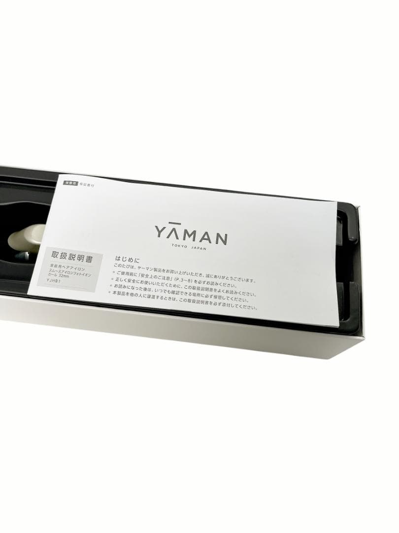 ヤーマン スムースヘアアイロン フォトイオンカール 32mm YJHB1N極美品