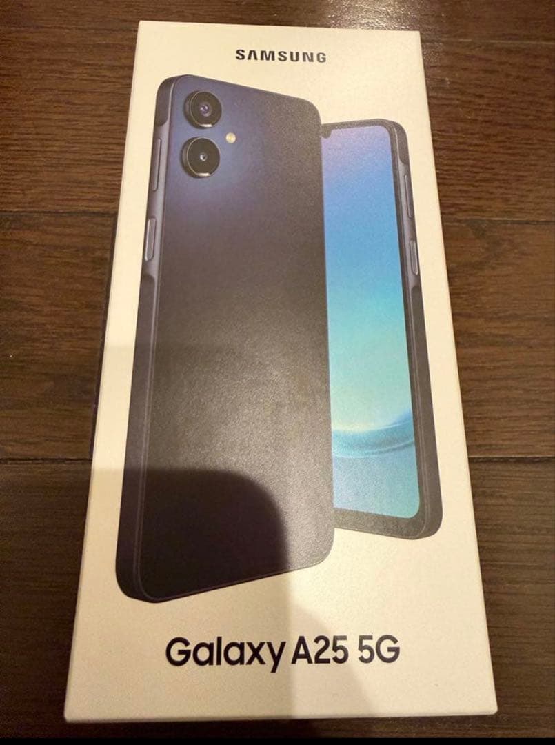 M*o様 AMSUNG Galaxy A25 5G 本体　ブラック　未使用　ギャ