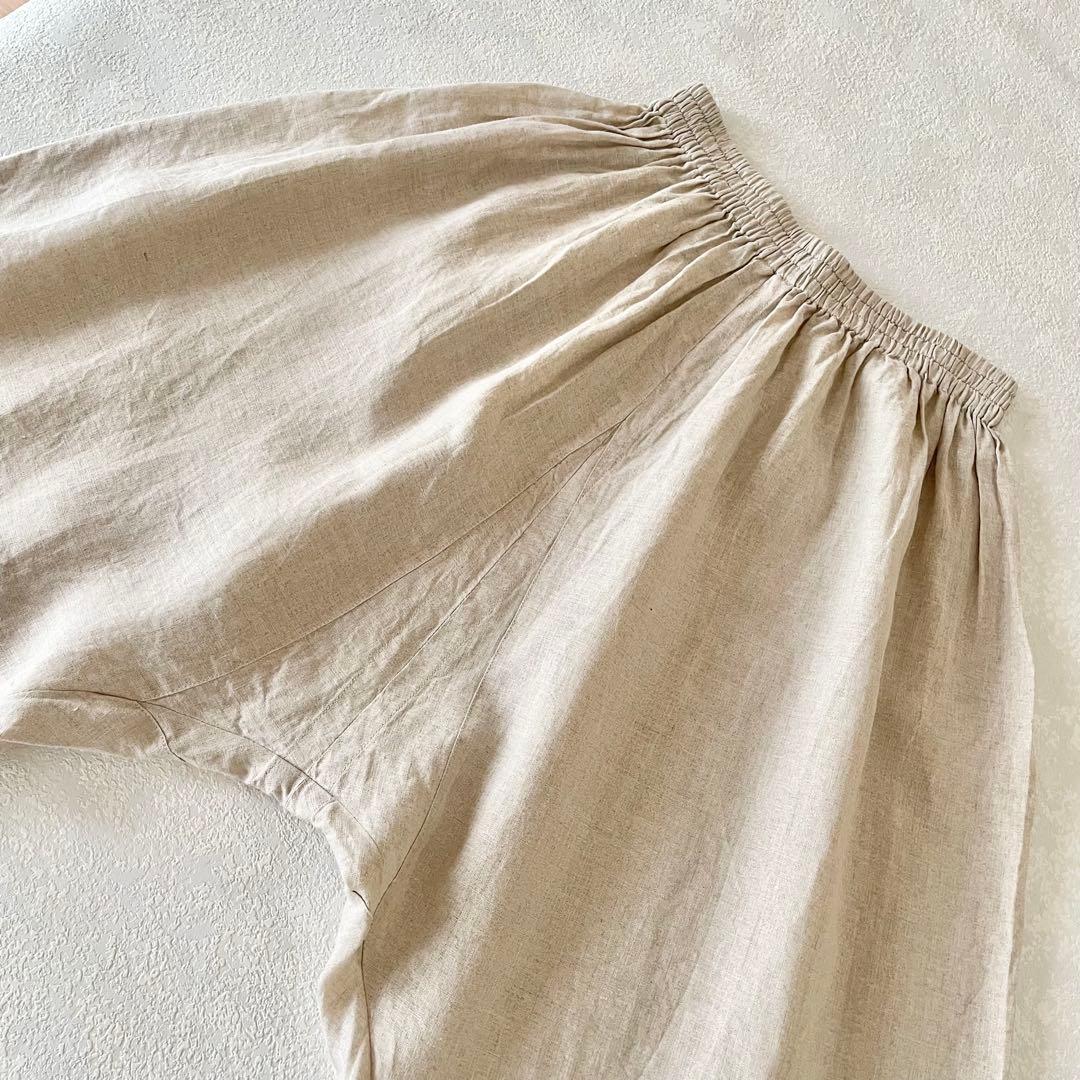 Vias Blomme コルトレイクリネン　バテンレース　サルエルパンツ