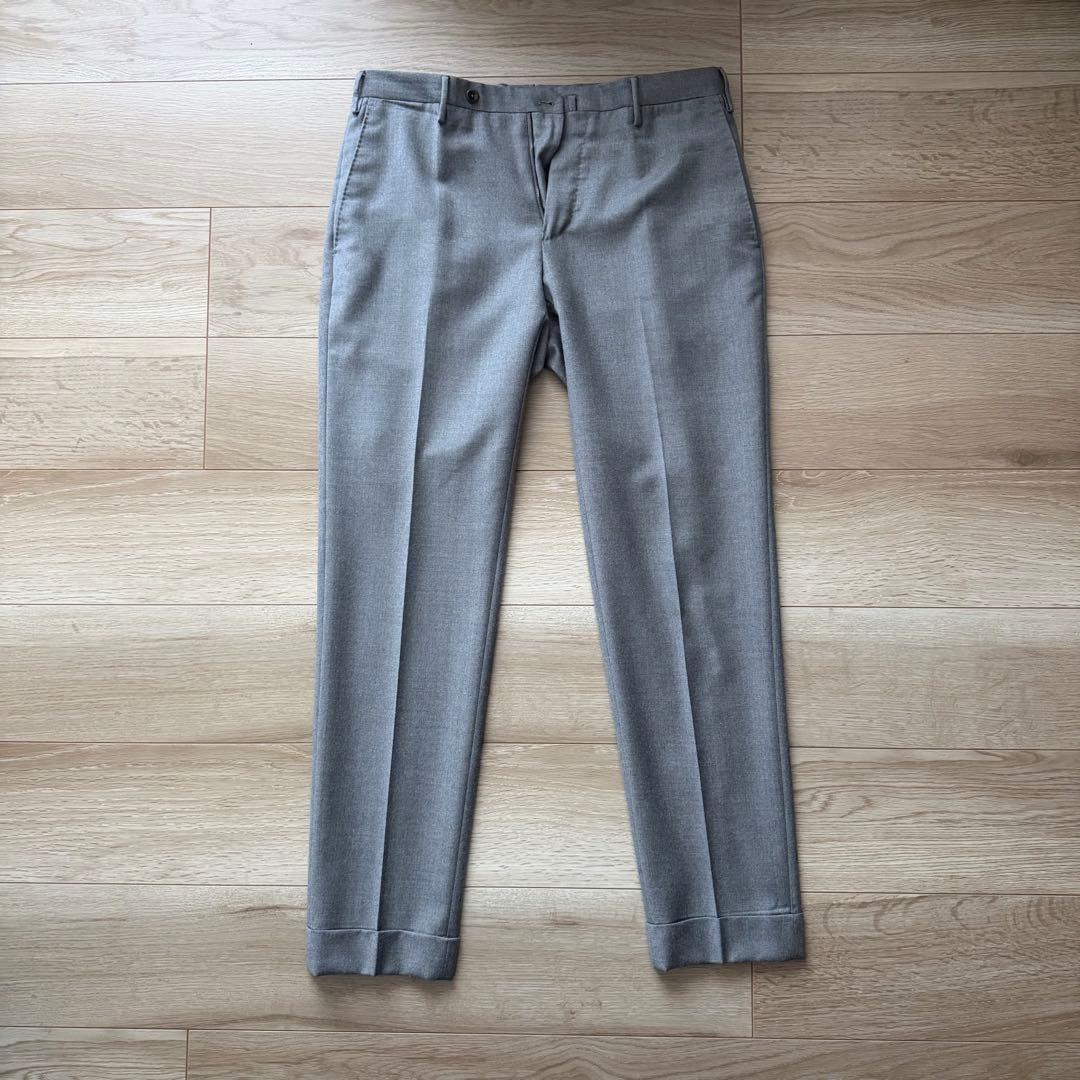 ポ*ん様 INCOTEX スラックス トロピカルウール グレー サイズ48