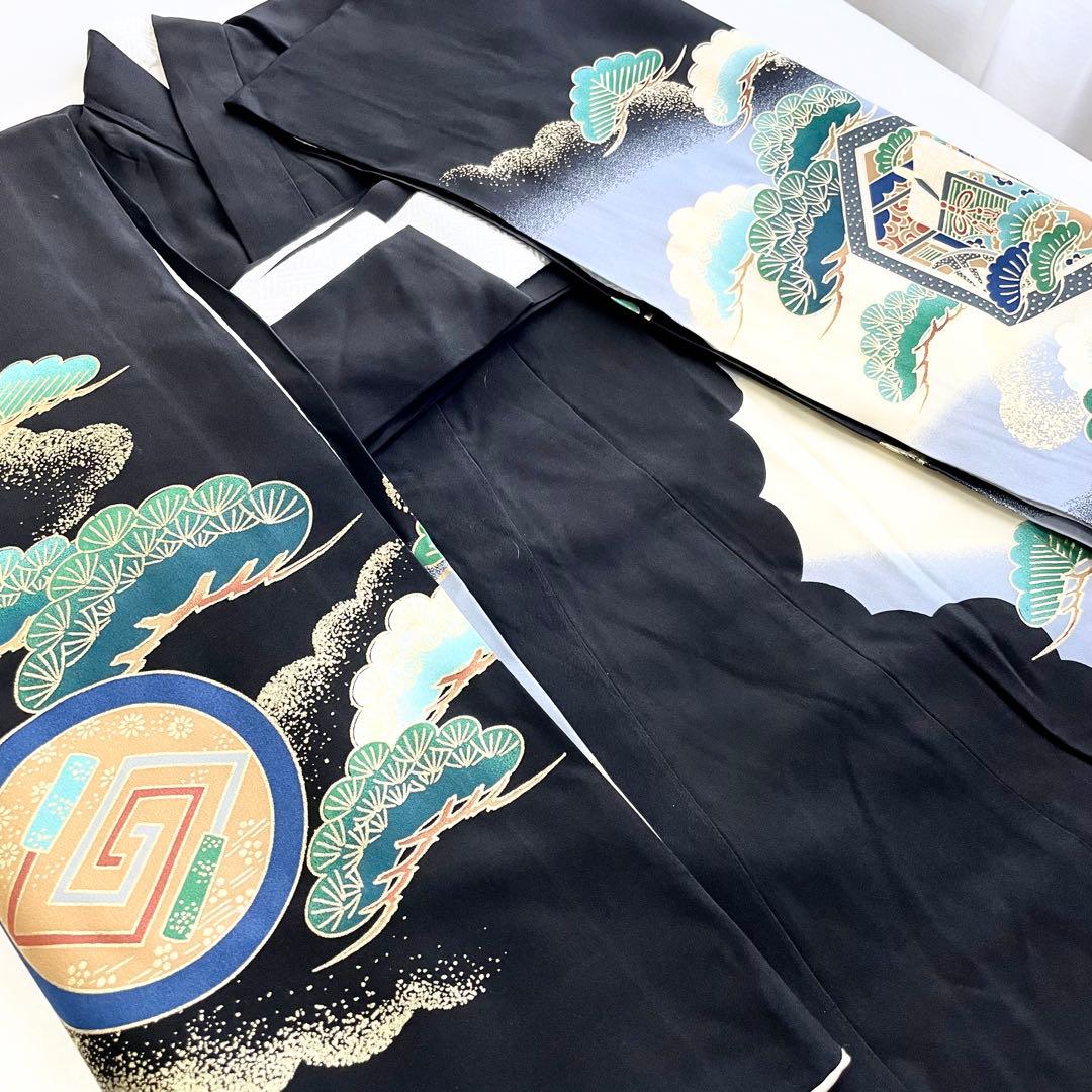 宮参り 男の子 ［兜］正絹 初着 産着 着物