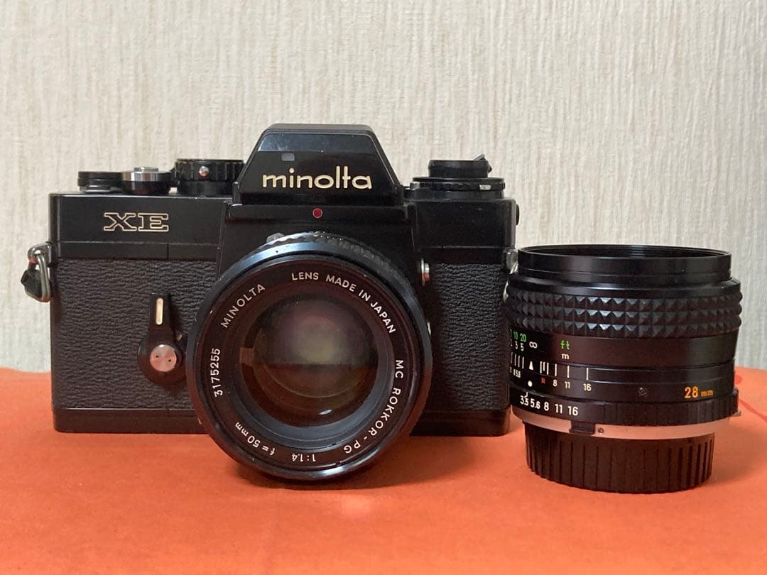 福豆　Minolta XE とCanon EF
