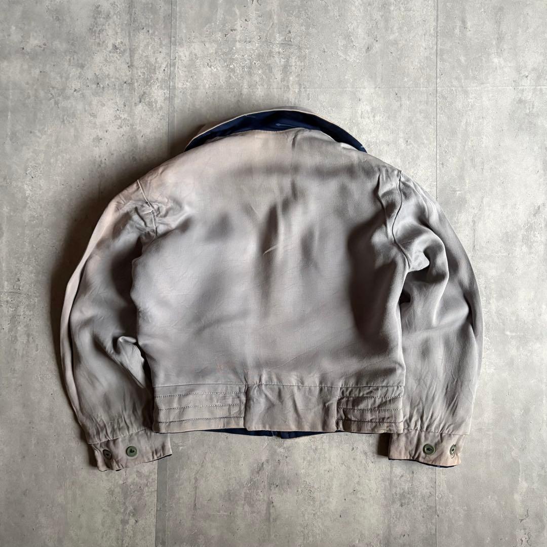 【50s vintage】リバーシブル　ギャバジャン　インディアン　serval