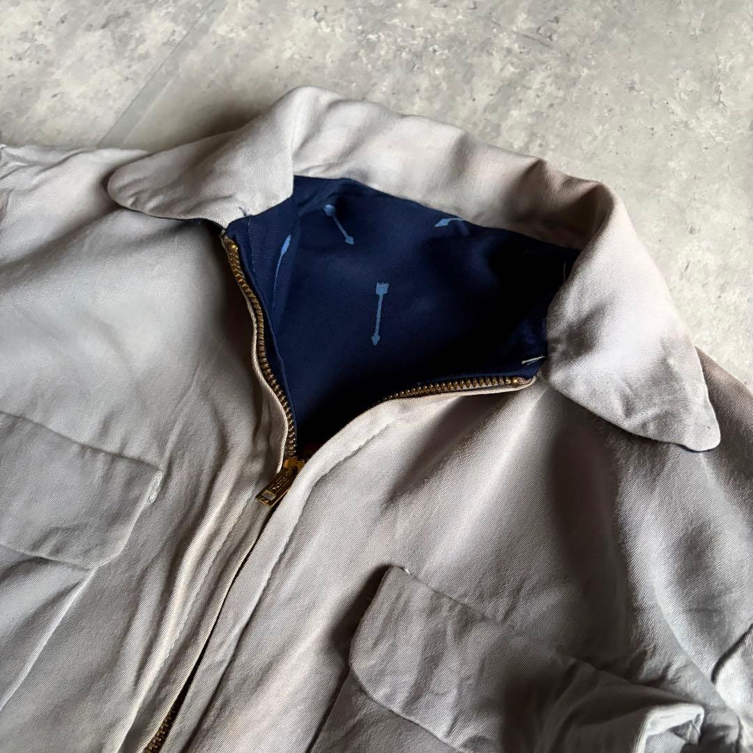 【50s vintage】リバーシブル　ギャバジャン　インディアン　serval