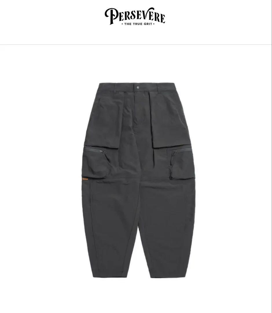 persevere カーゴパンツ ダークグレー