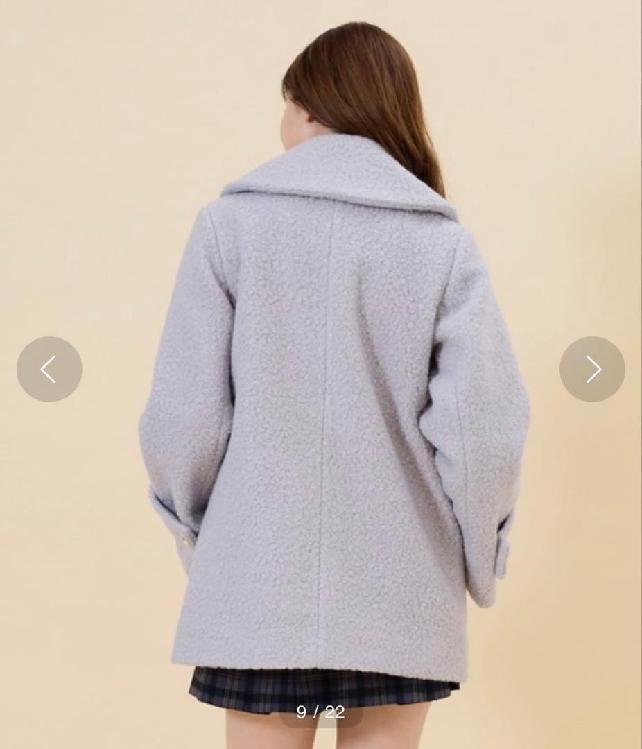 美品 REDYAZEL ボアダブルミドルコート