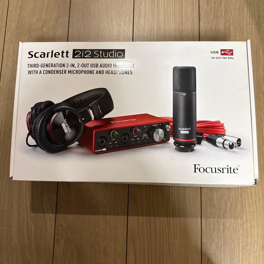 DTM・DAW Focusrite Scarlett 2i2 Studio