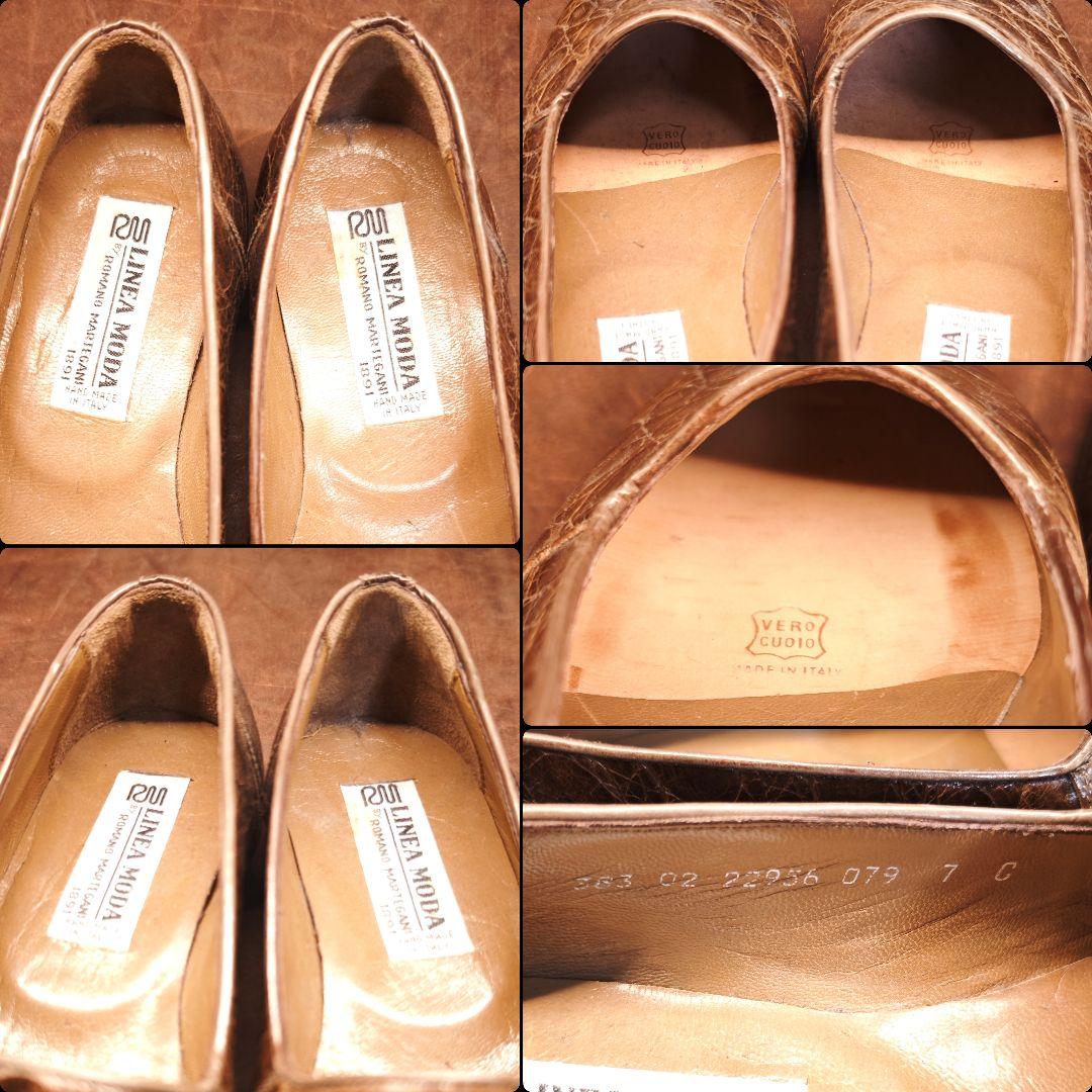 リネアモーダ　クロコダイル　スリップオン