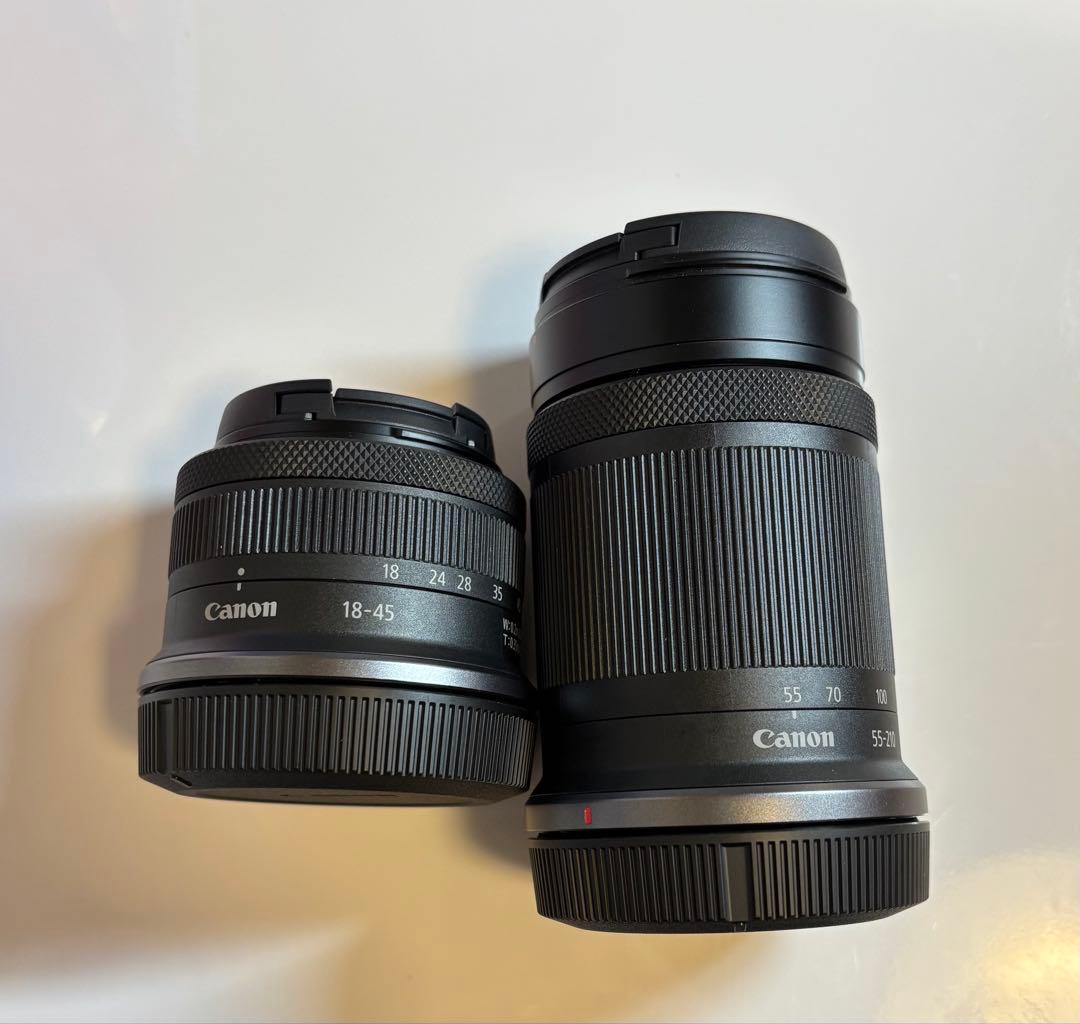 Canon RFレンズ 18-45mm & 55-210mm セット