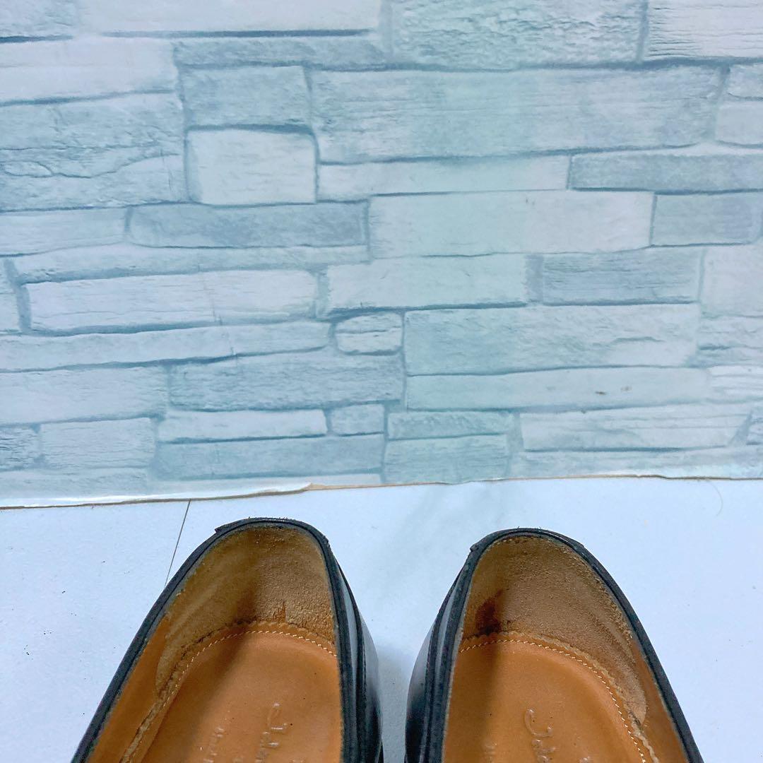 ジャランスリワヤ ストレートチップ ビジネスシューズ 26 本革 黒 98654