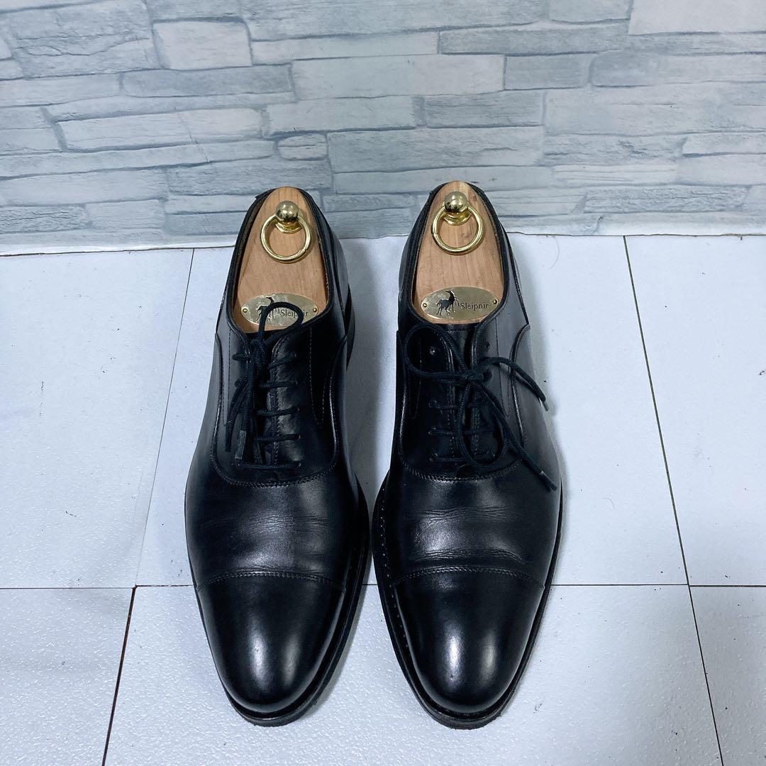 ジャランスリワヤ ストレートチップ ビジネスシューズ 26 本革 黒 98654