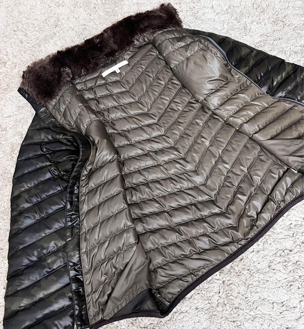 『美品』MARK&LONA マークアンドロナ　2way ダウンジャケット　迷彩