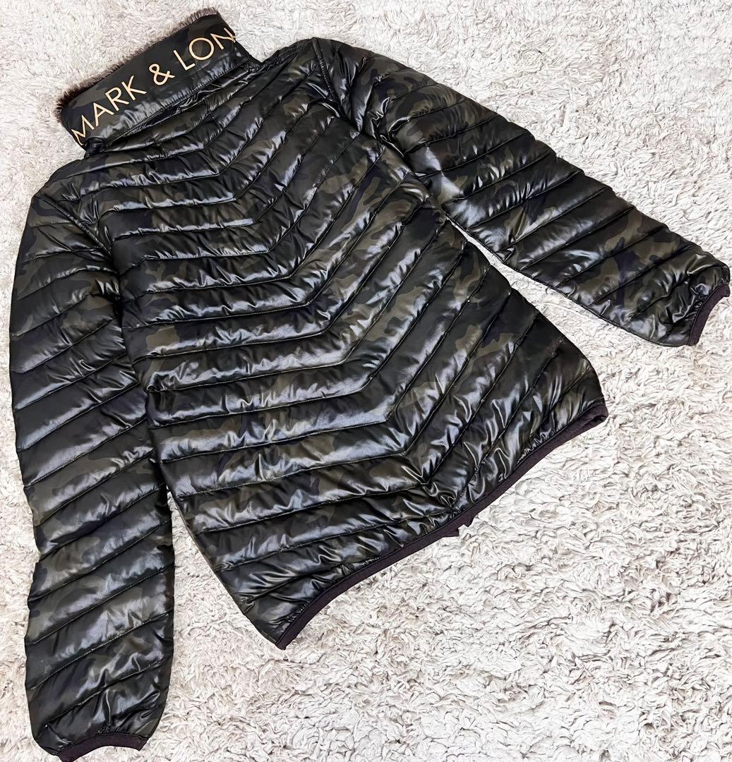 『美品』MARK&LONA マークアンドロナ　2way ダウンジャケット　迷彩