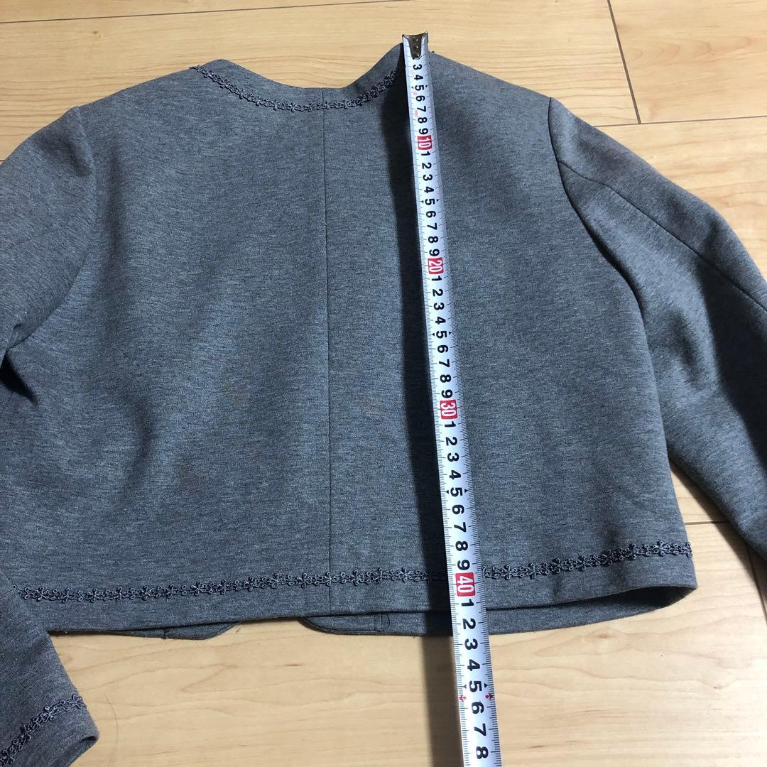 ポンポネット フォーマル ジャケットとスカート　ブラウス　リボンタイ　セット