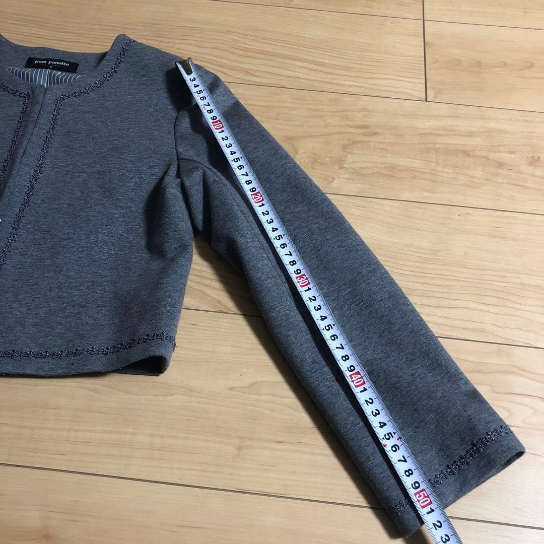 ポンポネット フォーマル ジャケットとスカート　ブラウス　リボンタイ　セット