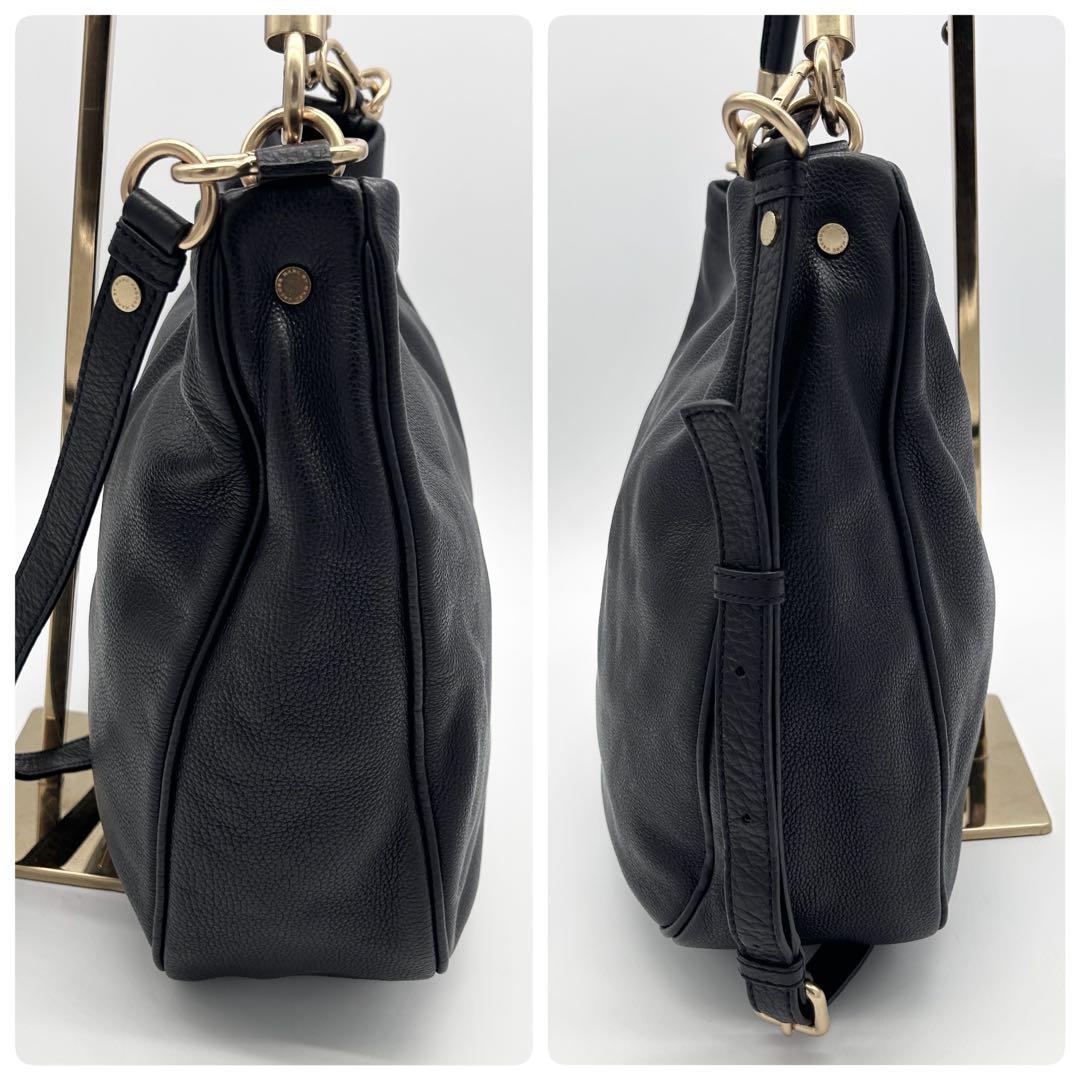 A966 極美品 マークジェイコブス レザー 2way A4対応 黒 メンズ