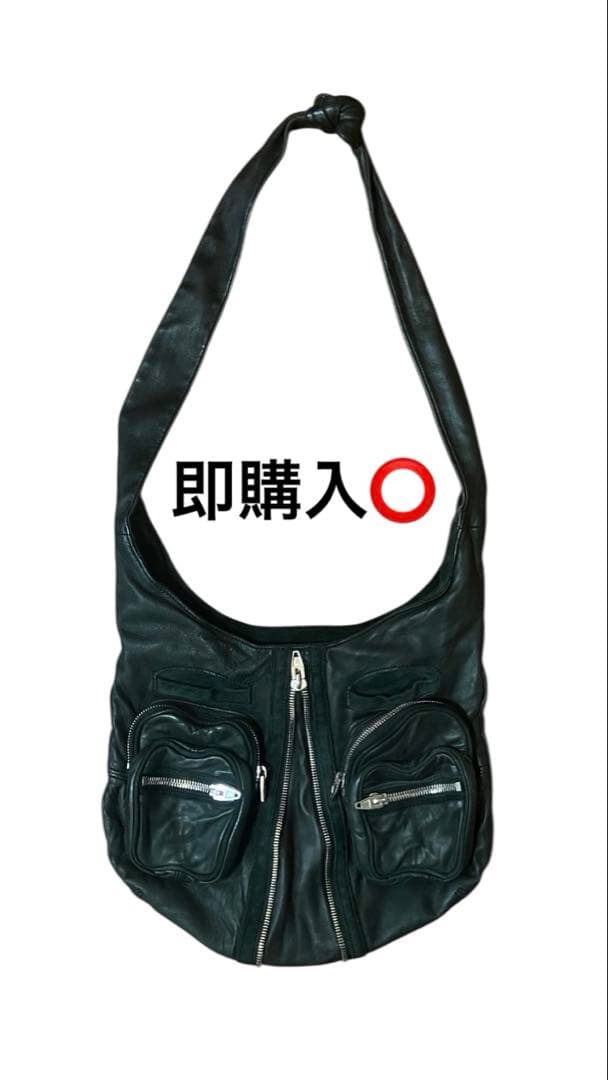 3Q　Wang Donna Leather Hobo bag ラム