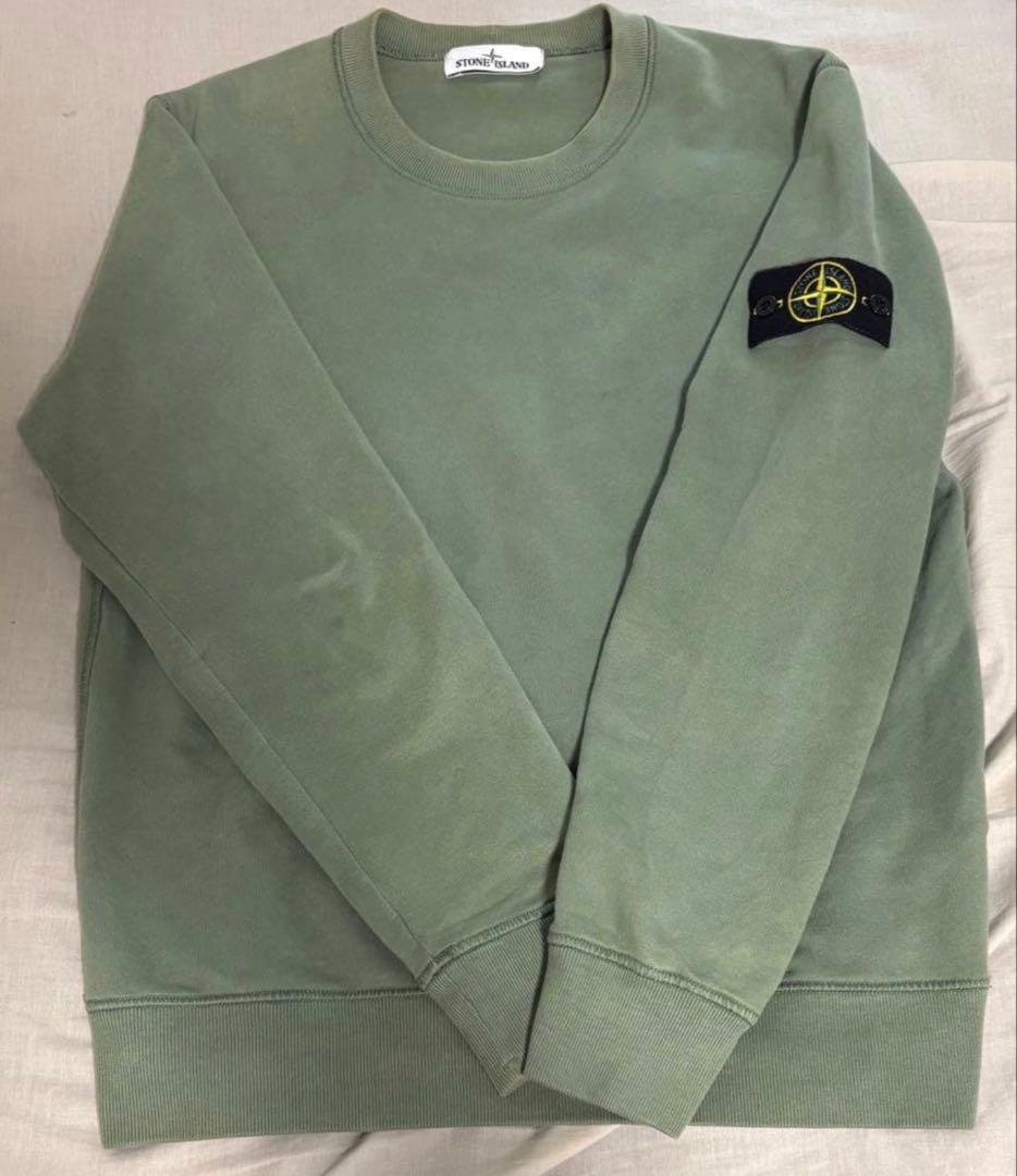 STONE ストーンアイランド　スウェット　カーキー　トレーナー