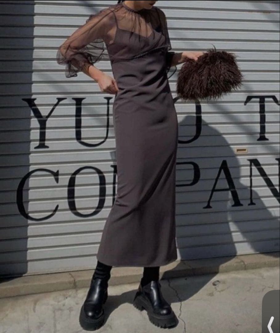 スーツ・フォーマル・ドレス Ameri Vintage MANY WAY AIRY VEIL DRESS S