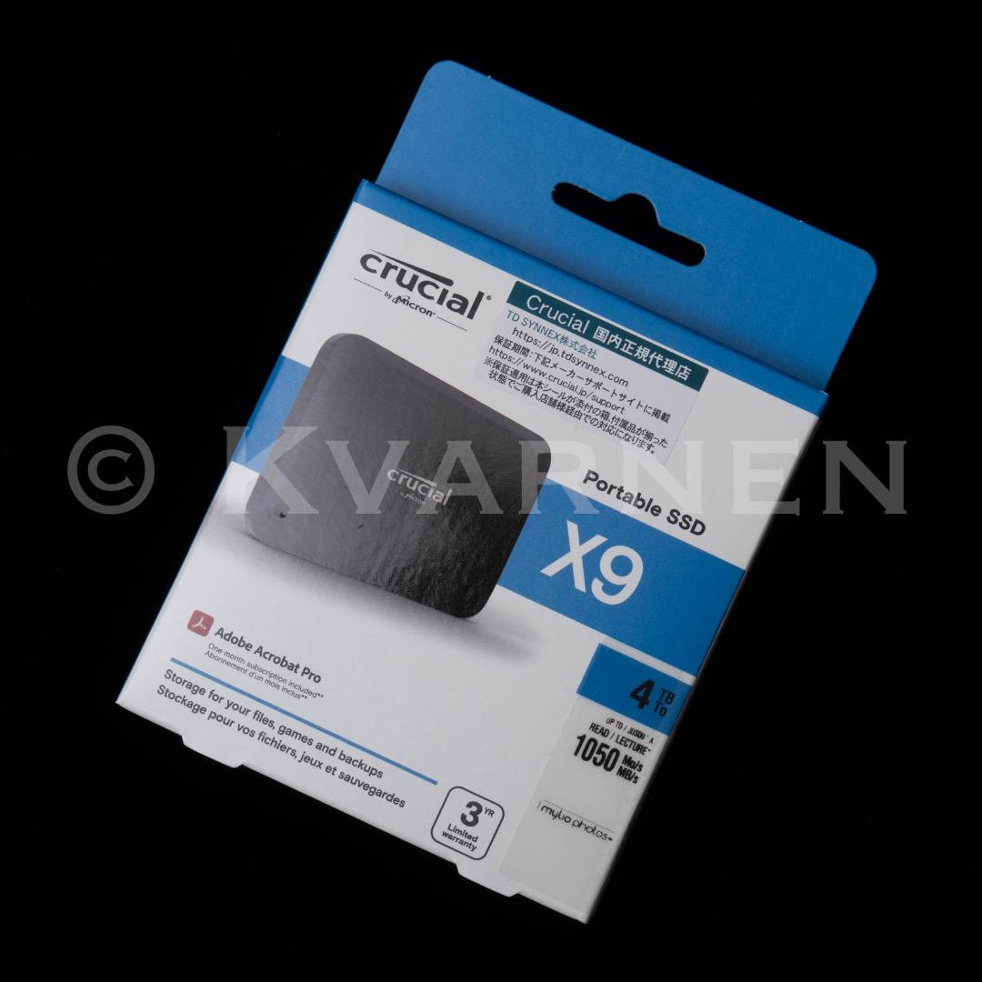 未開封品 Crucial X9 ポータブルSSD 4TB