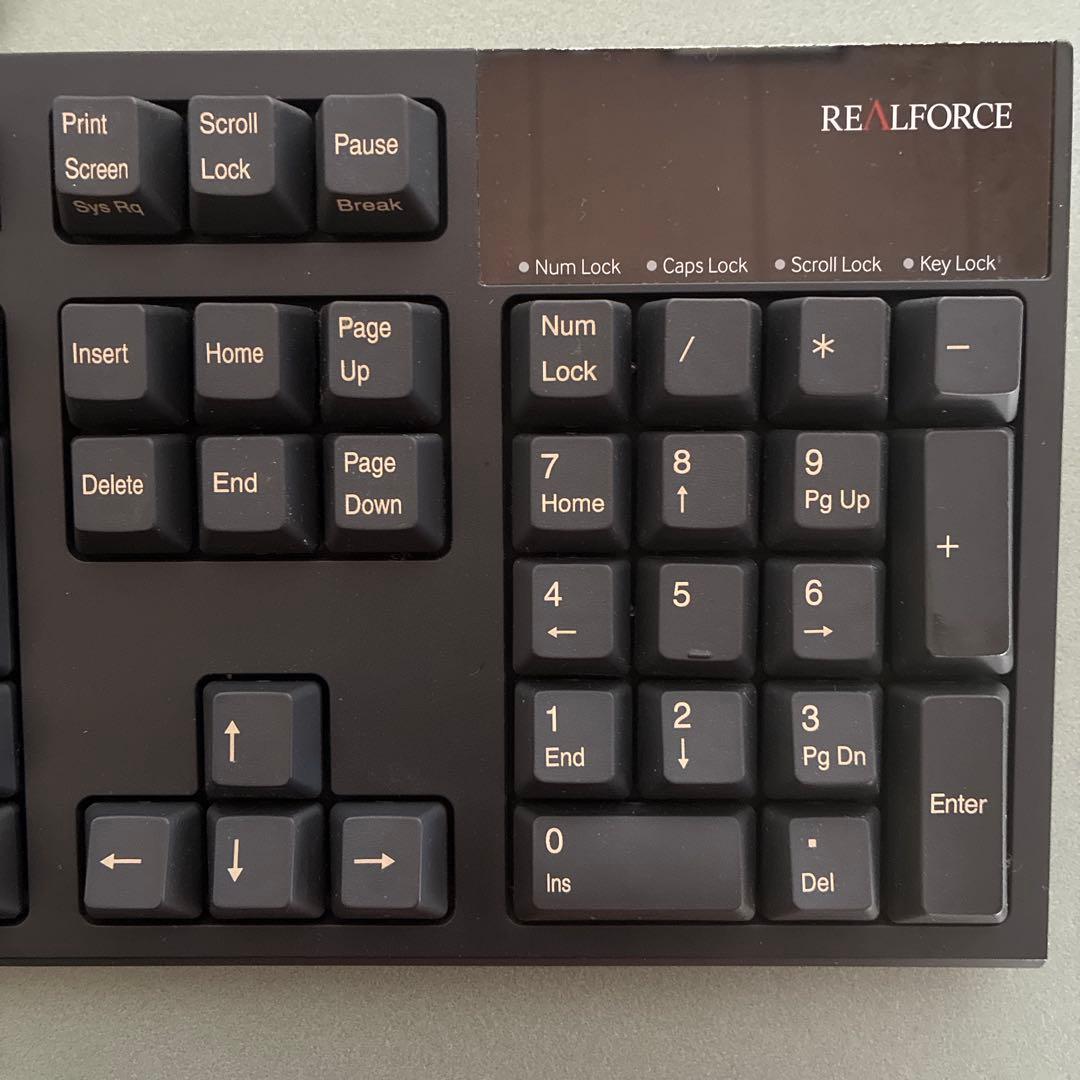 REALFORCEキーボード（テンキー付き） R2-JP4-BK/AGAZ01