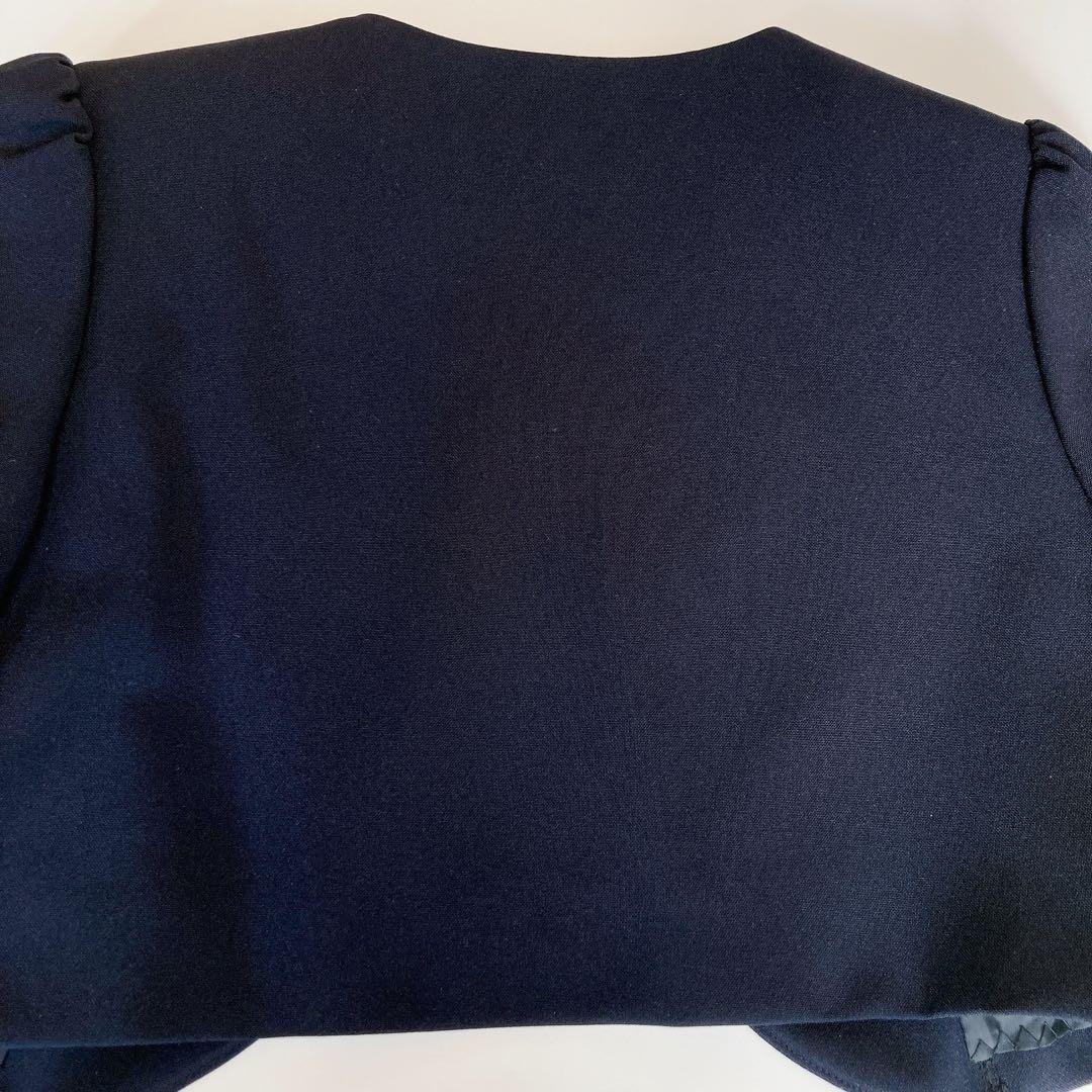 ラベンダー×ネイビー セレモニー 入学 卒園 発表会 フォーマル