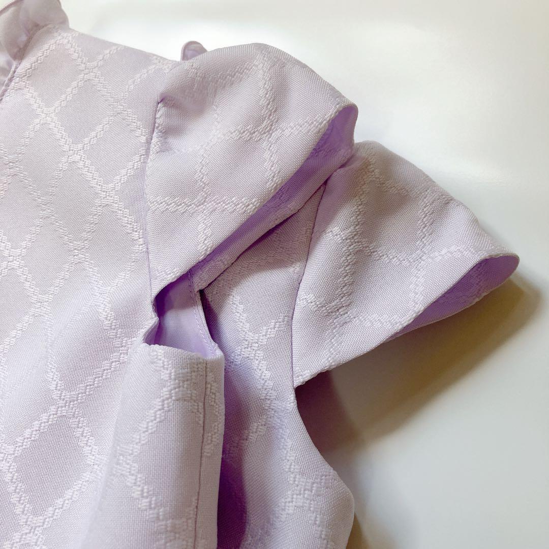 ラベンダー×ネイビー セレモニー 入学 卒園 発表会 フォーマル