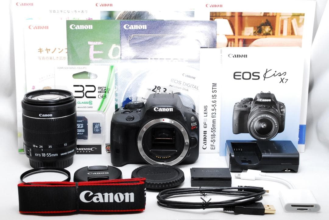 ✨Canon kiss X7 レンズキット✨軽量高画質✨美品✨スマホ転送OK❗