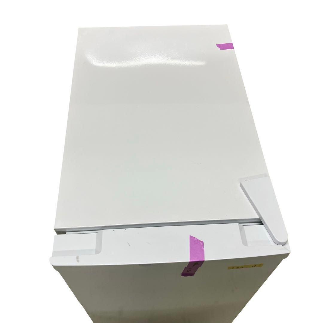 【幅33.5cm】山善 スリム冷凍庫 70L YF-SU70(W) ファン式