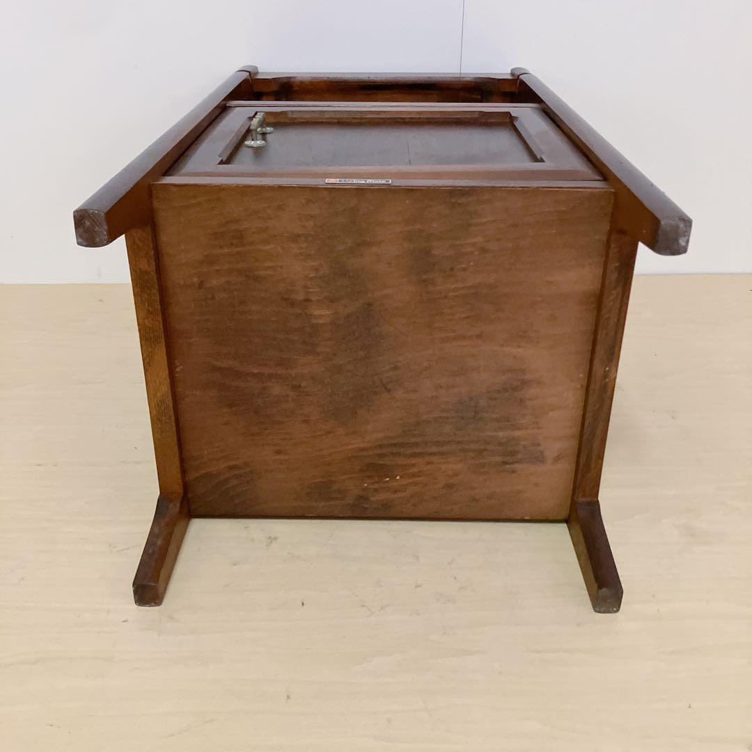 アンティーク　電話台　FAX台 木製　サイドテーブル　コンソールテーブル　飾り棚