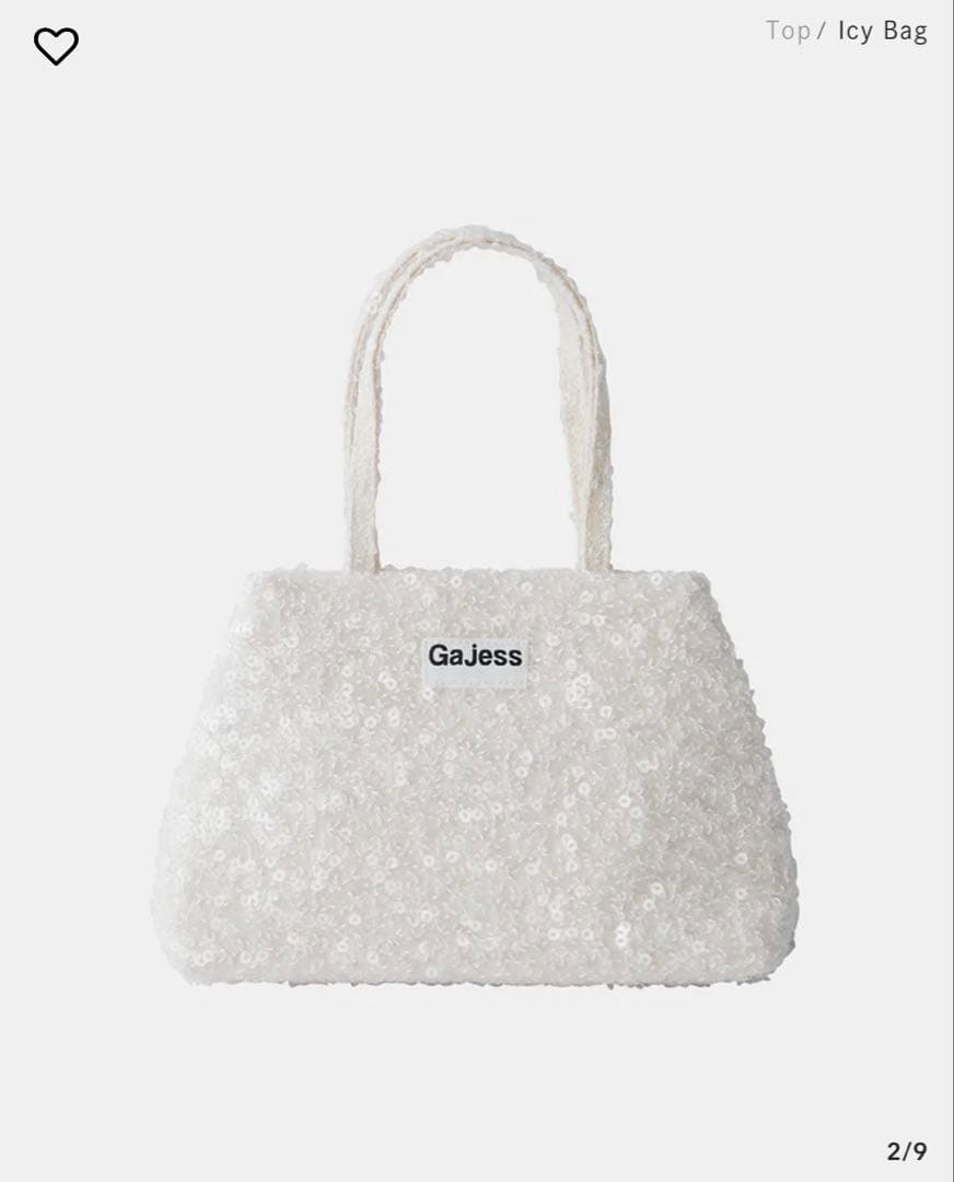 バッグ Gajess Icy Bag White