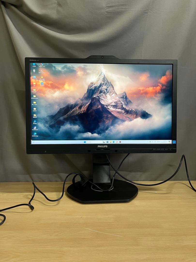 4KモニターPhilips 242P6V 23.8インチモニター　内蔵スピーカー