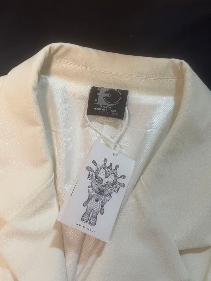 Embryo leather suit jacketフジャケットスーツ中国新鋭