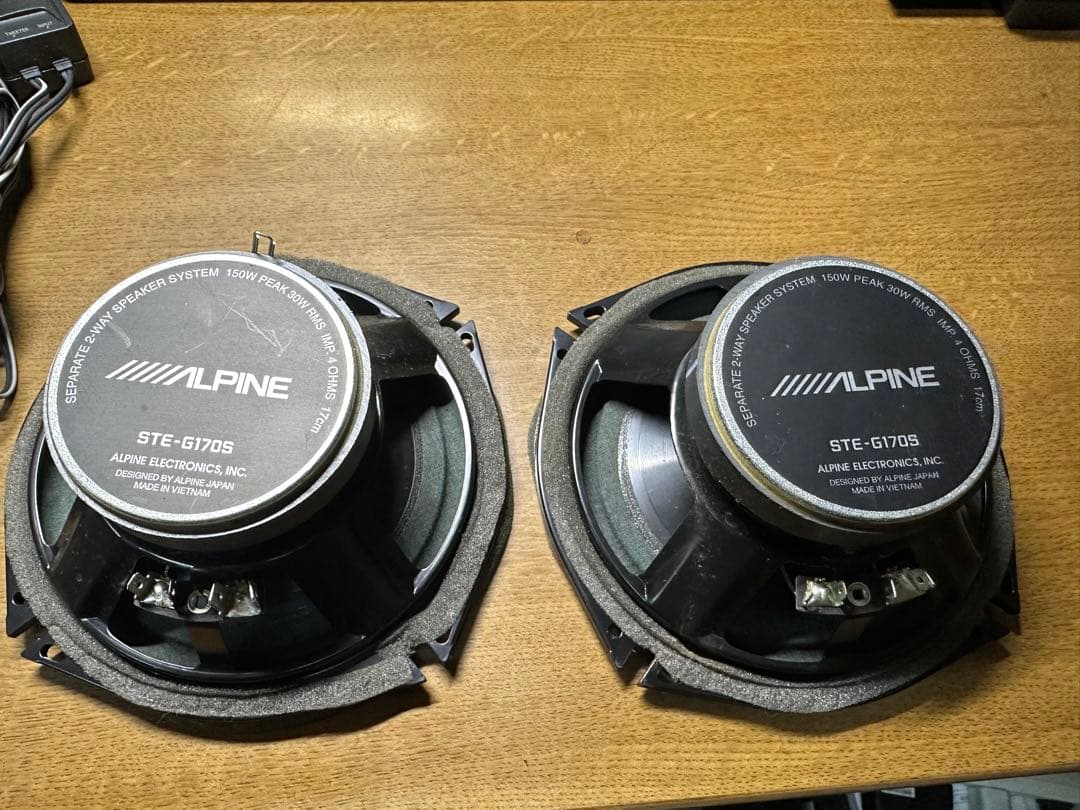 アルパインセパレートスピーカー STE-G170S