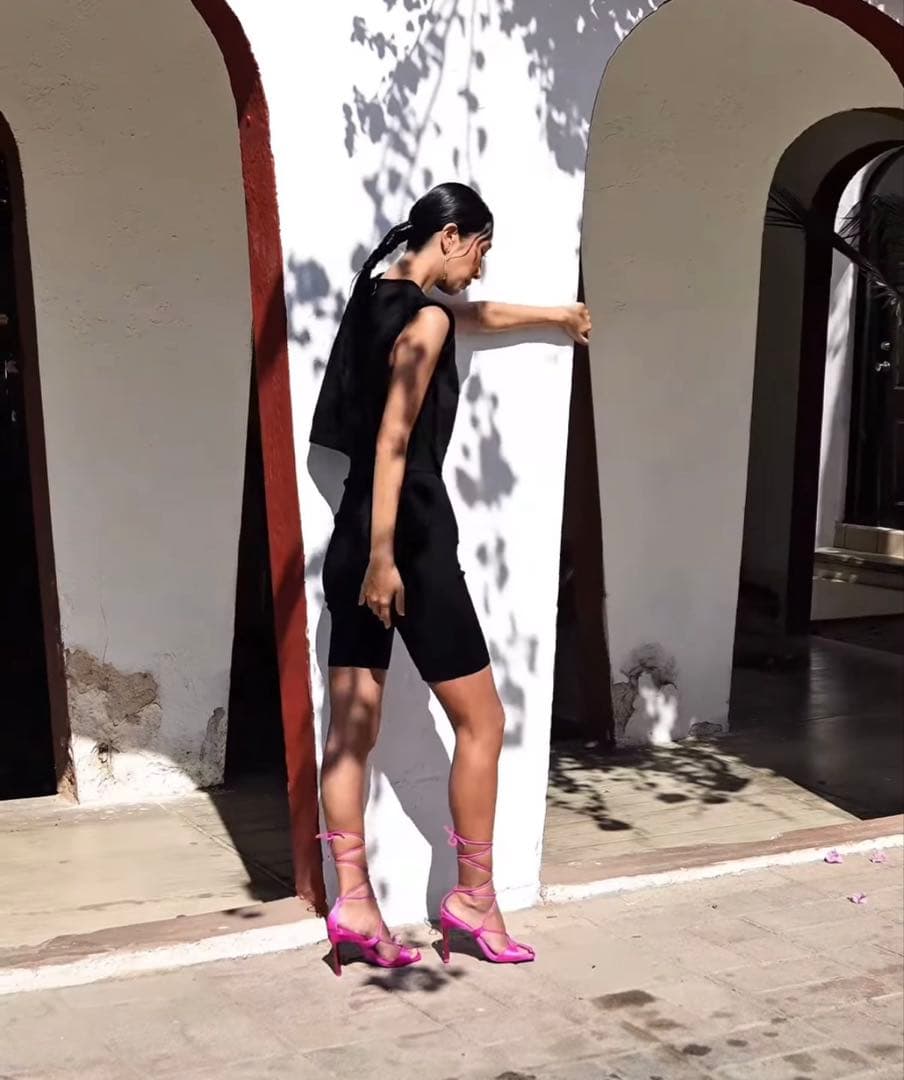 Nala レギンス High waist half leggings