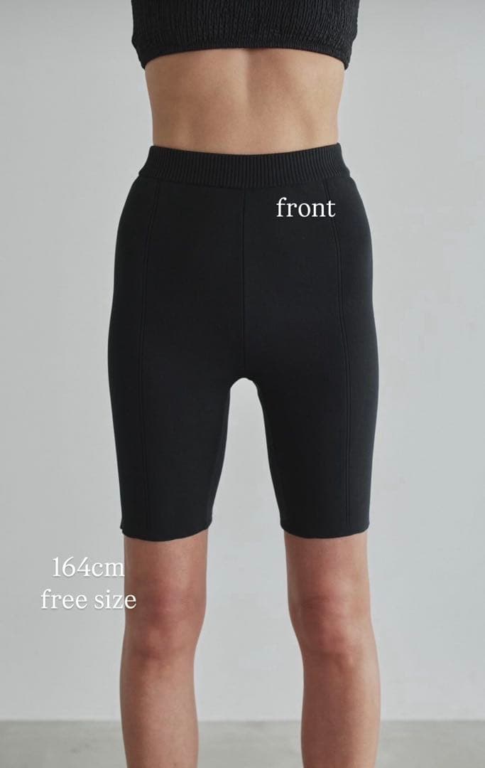 Nala レギンス High waist half leggings