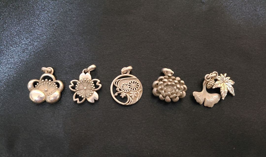 【新品】和 シルバーペンダントヘッドセット