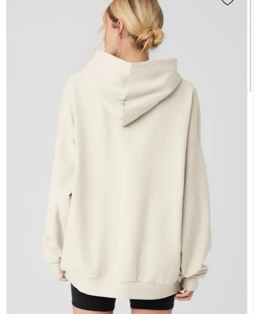 アローヨガ　Double Take Hoodie Bone Ｍ